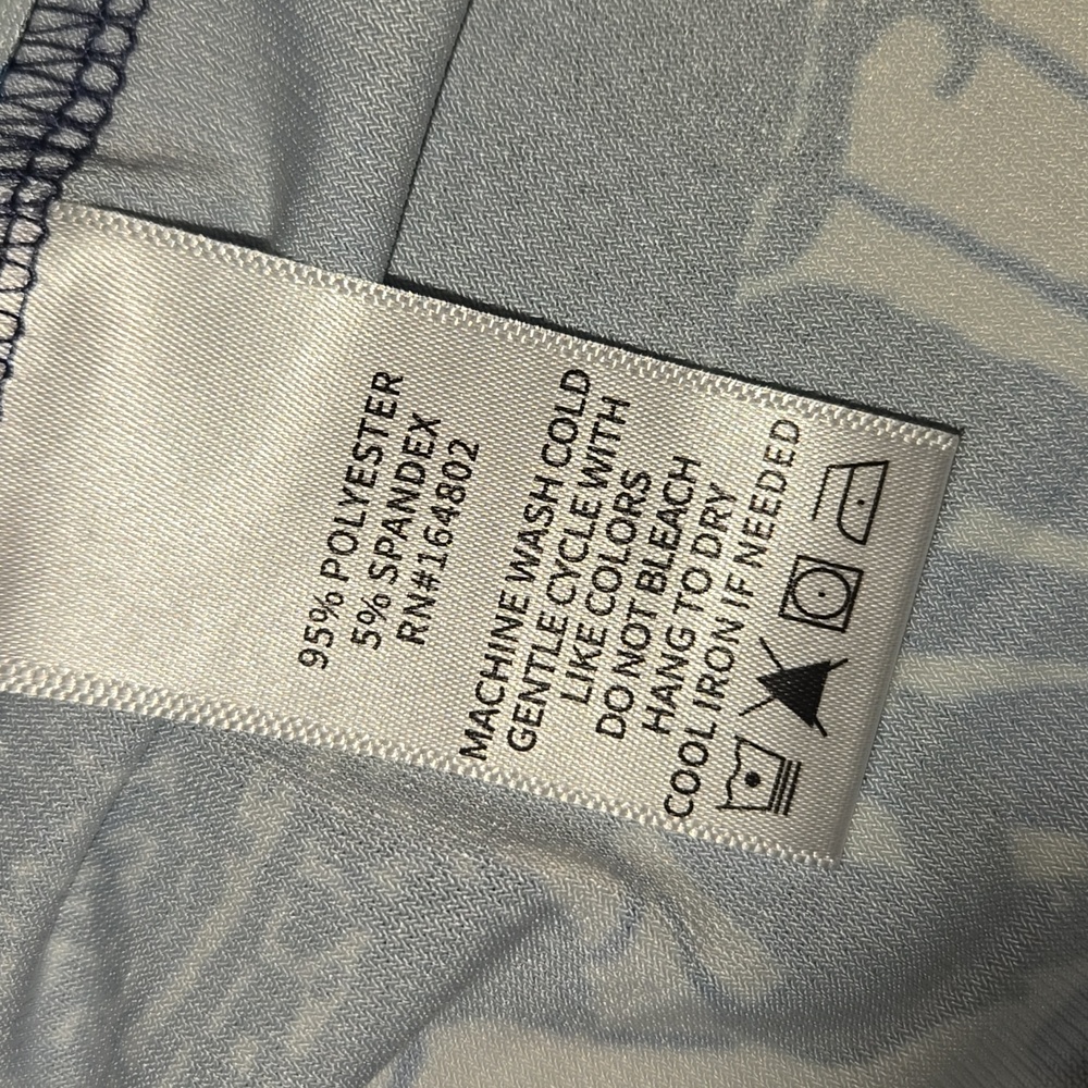 Kate & Mallory Blue and White Swirl Sleeveless Midi Dress NWOT Large - Picture 7 of 7